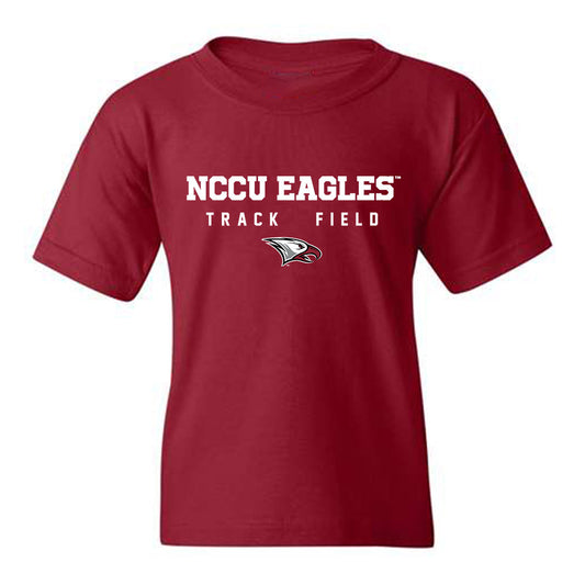 NCCU - NCAA Men's Track & Field : Donald Moore - Classic Shersey Youth T-Shirt