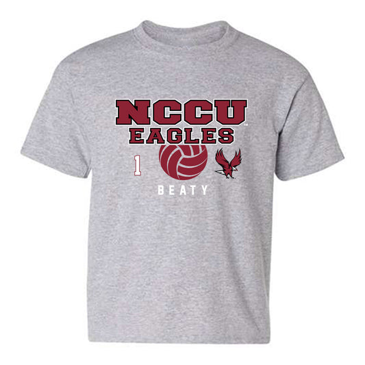 NCCU - NCAA Women's Volleyball : LeAnna Beaty - Classic Fashion Shersey Youth T-Shirt-0