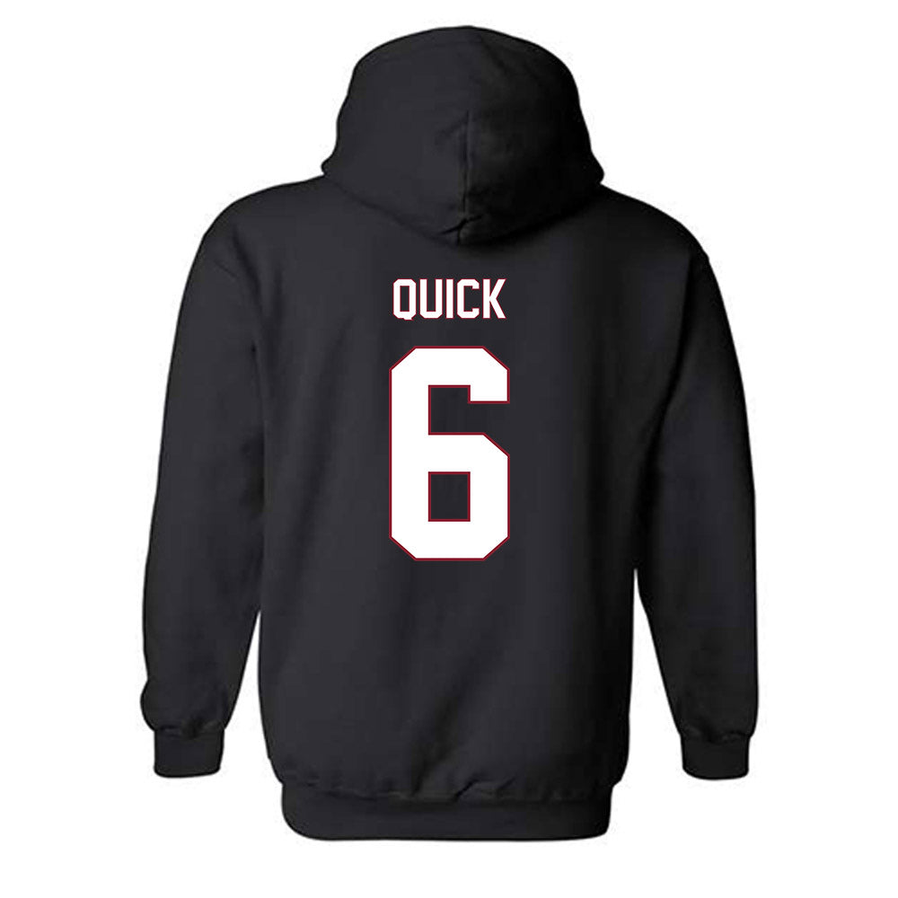 NCCU - NCAA Football : Markell Quick - Replica Shersey Hooded Sweatshirt-1