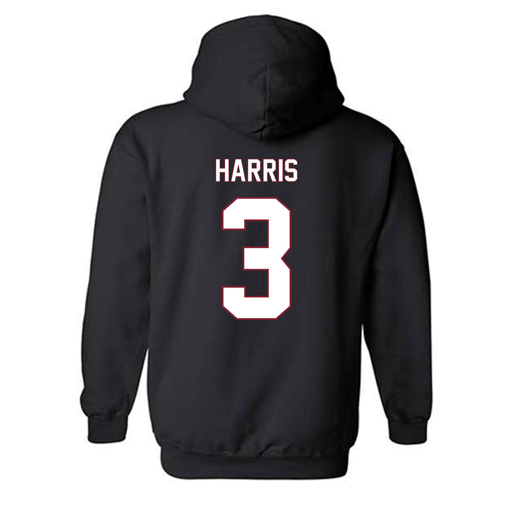 NCCU - NCAA Football : Walker Harris - Replica Shersey Hooded Sweatshirt-1