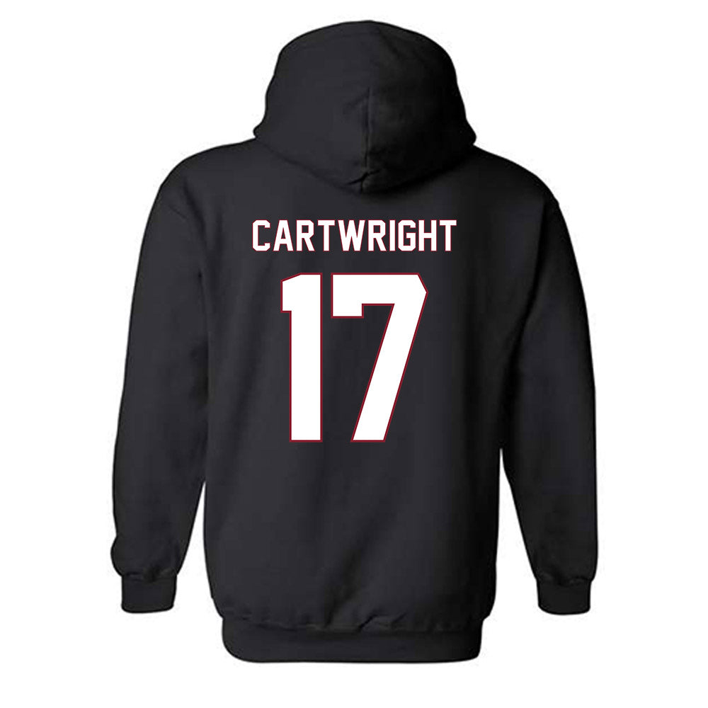 NCCU - NCAA Football : Donovan Cartwright - Replica Shersey Hooded Sweatshirt-1