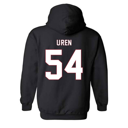 NCCU - NCAA Football : Max U'Ren - Replica Shersey Hooded Sweatshirt-1