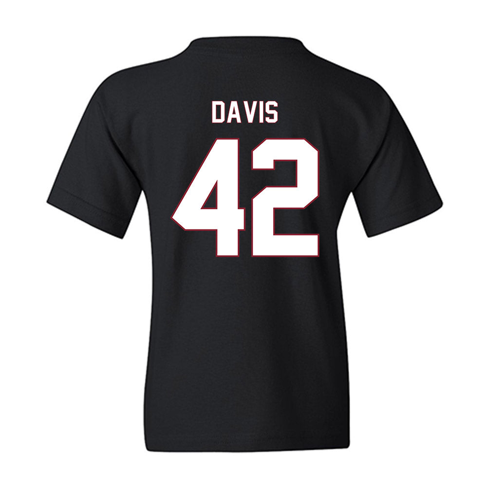 NCCU - NCAA Softball : Jaden Davis - Replica Shersey Youth T-Shirt-1