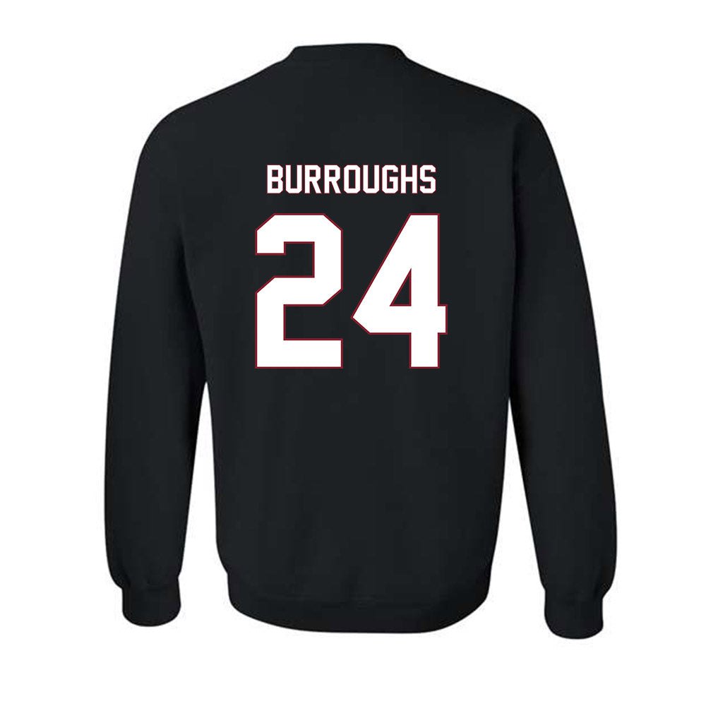 NCCU - NCAA Softball : Christiane Burroughs - Replica Shersey Crewneck Sweatshirt-1