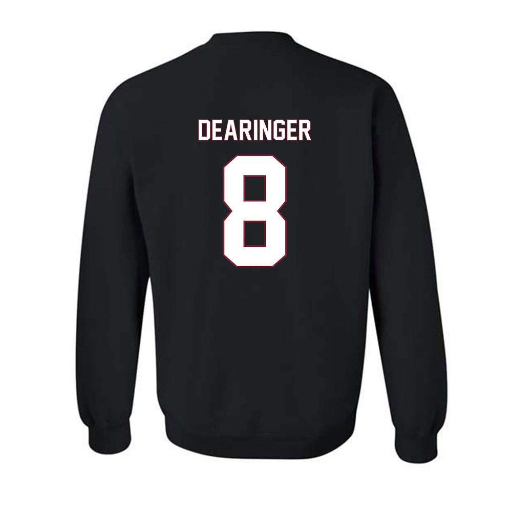 NCCU - NCAA Women's Volleyball : Arabella Dearinger - Replica Shersey Crewneck Sweatshirt-1