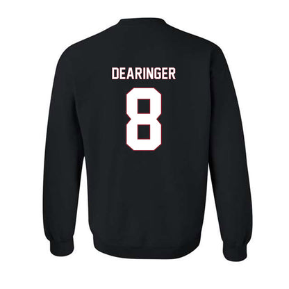 NCCU - NCAA Women's Volleyball : Arabella Dearinger - Replica Shersey Crewneck Sweatshirt-1
