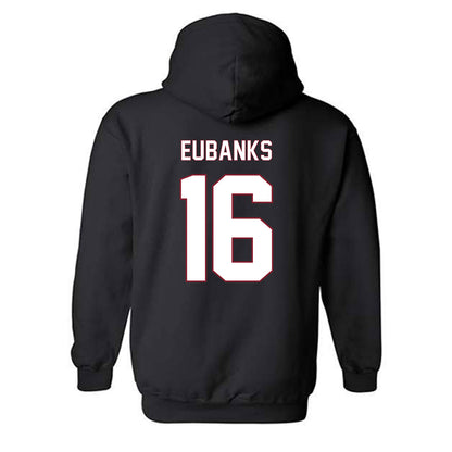 NCCU - NCAA Softball : Ashanti Eubanks - Replica Shersey Hooded Sweatshirt-1