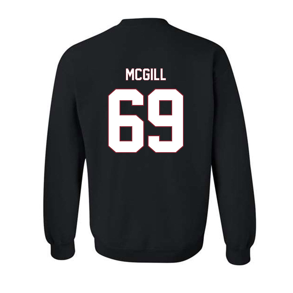 NCCU - NCAA Football : Jordan McGill - Replica Shersey Crewneck Sweatshirt-1