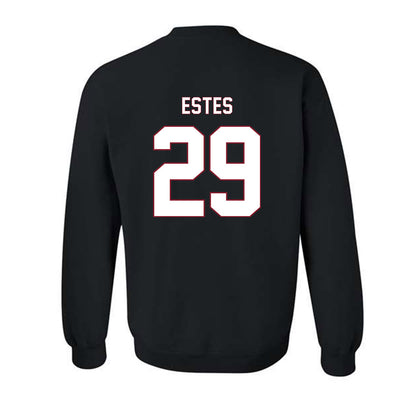 NCCU - NCAA Football : Dj Estes - Replica Shersey Crewneck Sweatshirt-1