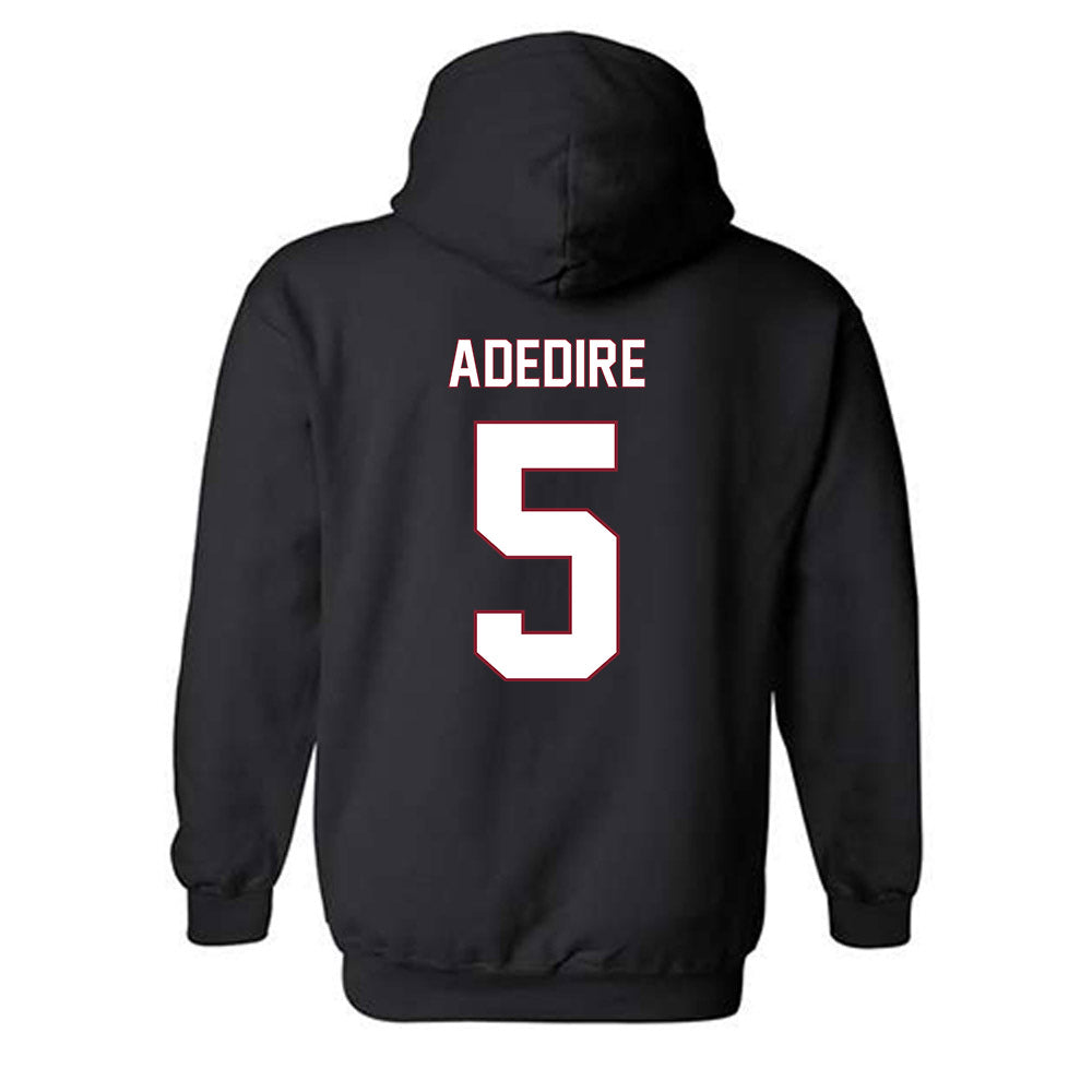 NCCU - NCAA Men's Basketball : Timmy Adedire - Replica Shersey Hooded Sweatshirt-1