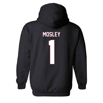 NCCU - NCAA Football : Christian Mosley - Replica Shersey Hooded Sweatshirt-1