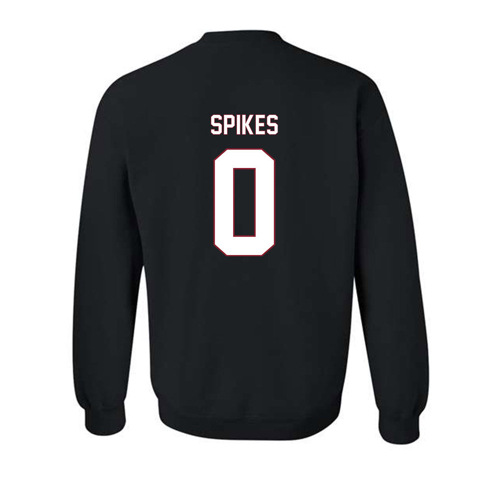 NCCU - NCAA Football : Chauncey Spikes - Replica Shersey Crewneck Sweatshirt-1