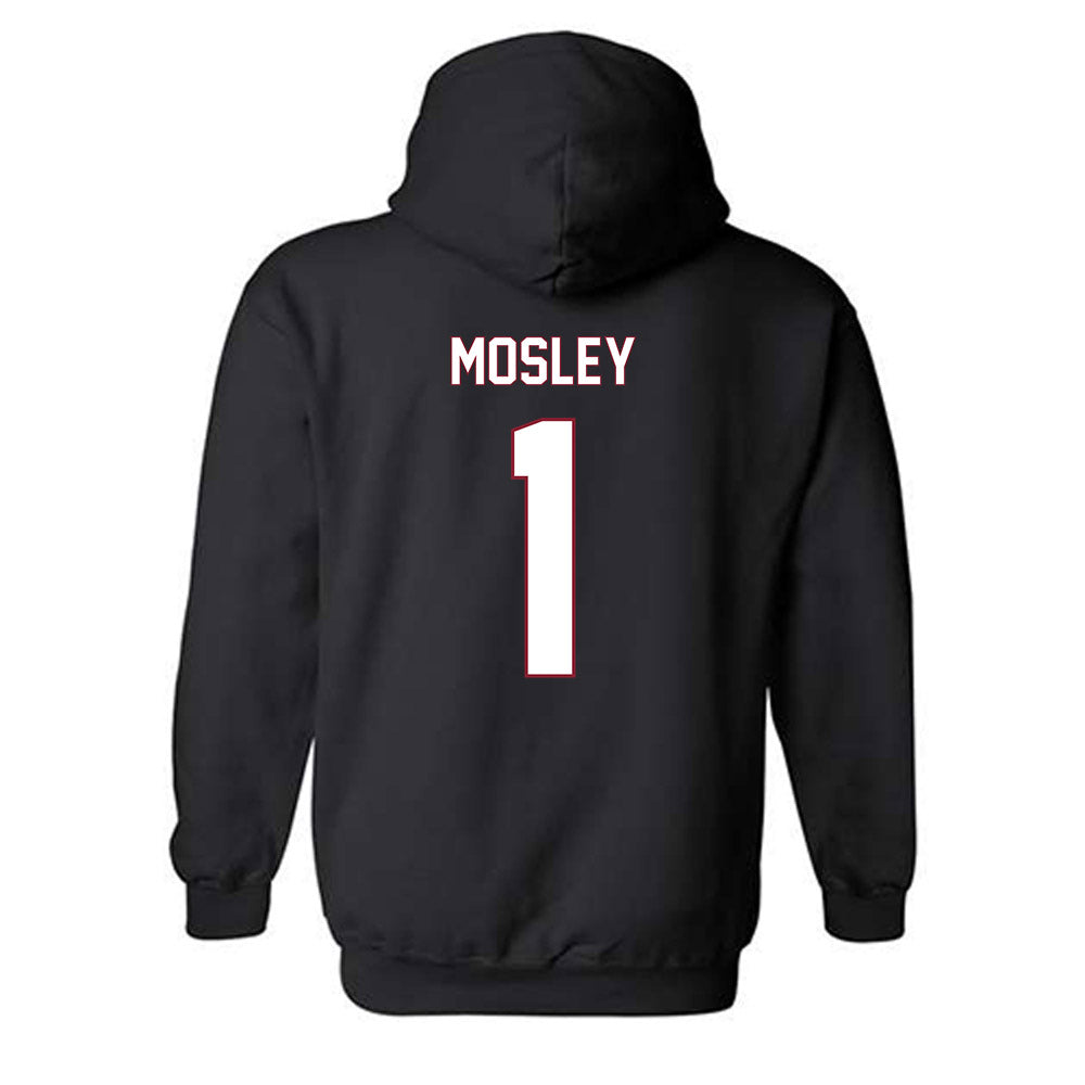NCCU - NCAA Football : Chris Mosley - Replica Shersey Hooded Sweatshirt-1