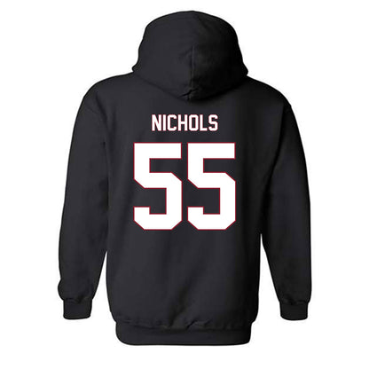 NCCU - NCAA Softball : Takia Nichols - Replica Shersey Hooded Sweatshirt-1