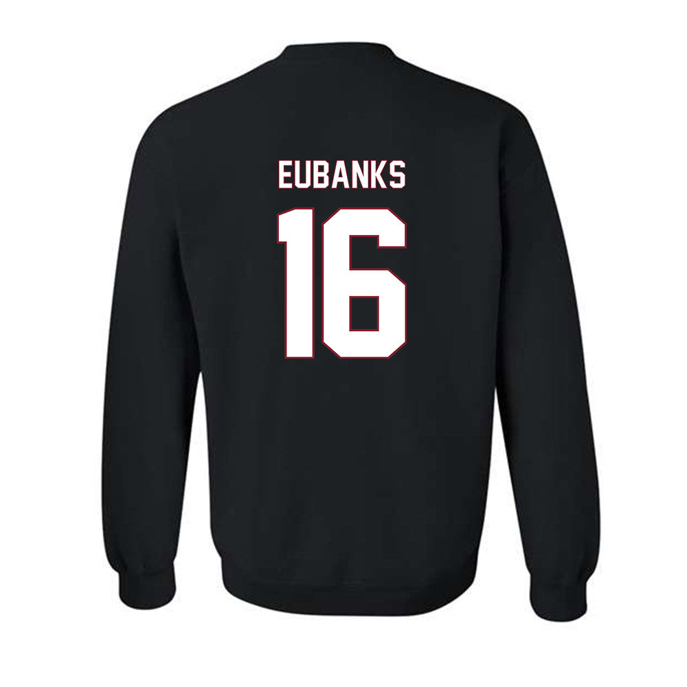 NCCU - NCAA Softball : Ashanti Eubanks - Replica Shersey Crewneck Sweatshirt-1