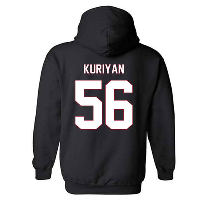 NCCU - NCAA Football : Jonathan Kuriyan - Replica Shersey Hooded Sweatshirt-1