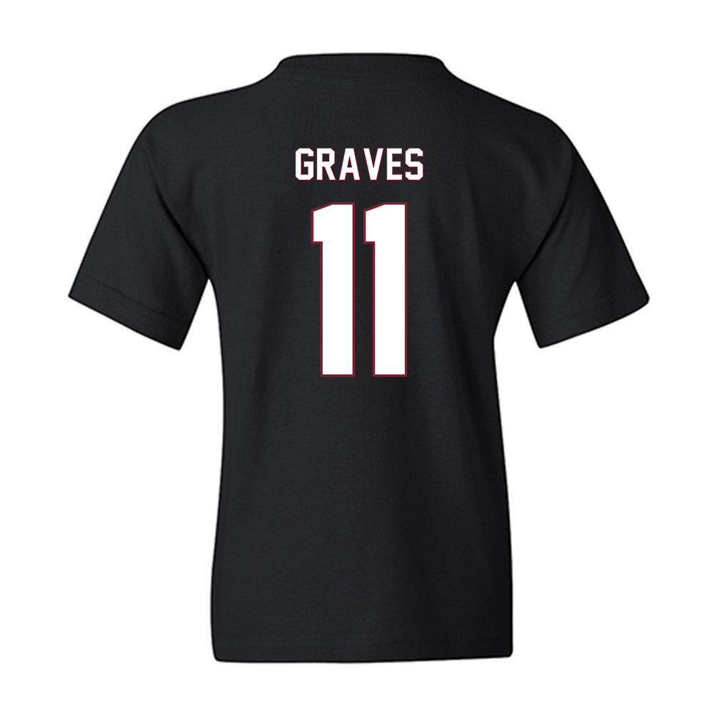 NCCU - NCAA Softball : Makiya Graves - Replica Shersey Youth T-Shirt-1