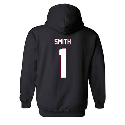 NCCU - NCAA Men's Cross Country : Octavious Smith - Replica Shersey Hooded Sweatshirt-1