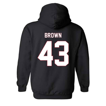 NCCU - NCAA Football : William Brown - Replica Shersey Hooded Sweatshirt