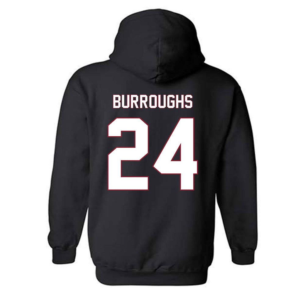 NCCU - NCAA Softball : Christiane Burroughs - Replica Shersey Hooded Sweatshirt-1