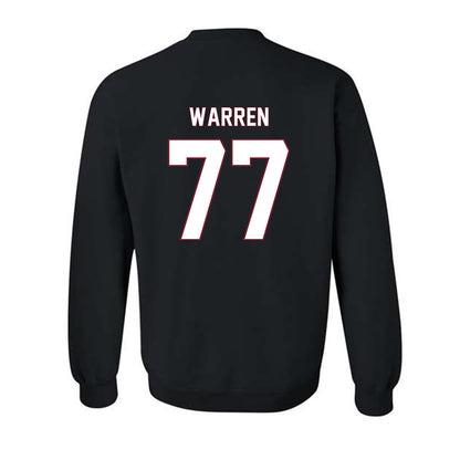 NCCU - NCAA Football : Seven Warren - Replica Shersey Crewneck Sweatshirt-1