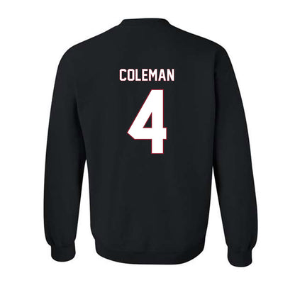 NCCU - NCAA Women's Basketball : Tierney Coleman - Replica Shersey Crewneck Sweatshirt-1