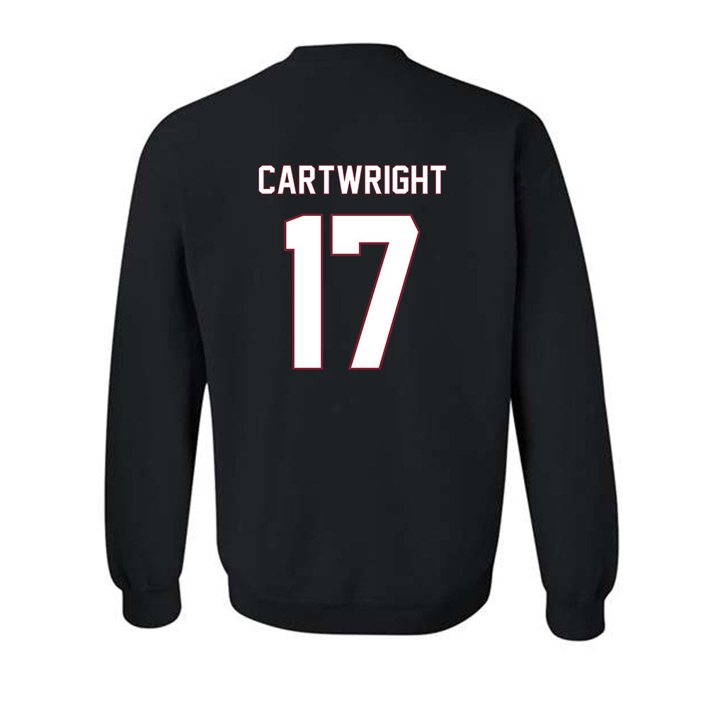 NCCU - NCAA Football : Donovan Cartwright - Replica Shersey Crewneck Sweatshirt-1