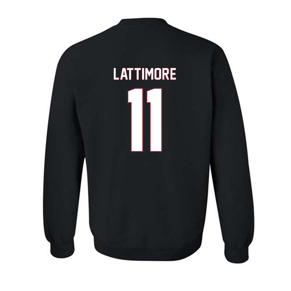 NCCU - NCAA Men's Basketball : Gage Lattimore - Replica Shersey Crewneck Sweatshirt-1