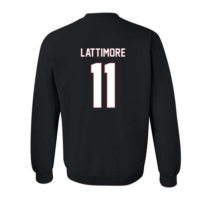 NCCU - NCAA Men's Basketball : Gage Lattimore - Replica Shersey Crewneck Sweatshirt-1