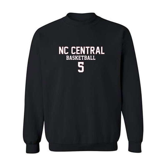 NCCU - NCAA Men's Basketball : Timmy Adedire - Replica Shersey Crewneck Sweatshirt-0