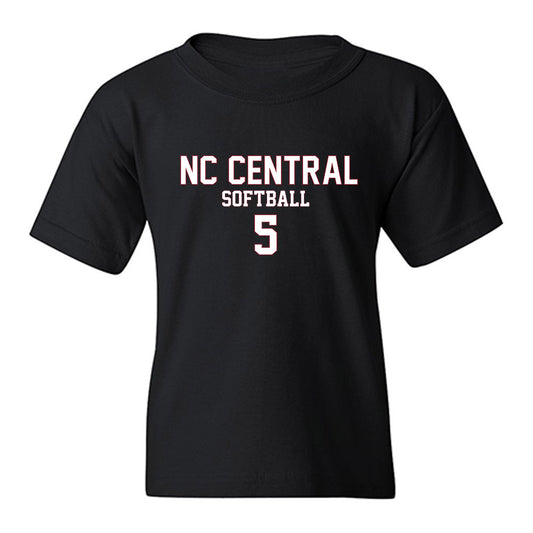 NCCU - NCAA Softball : Lana Reed - Replica Shersey Youth T-Shirt-0