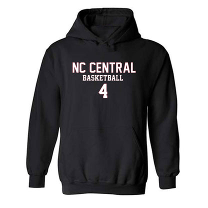 NCCU - NCAA Women's Basketball : Tierney Coleman - Replica Shersey Hooded Sweatshirt-0