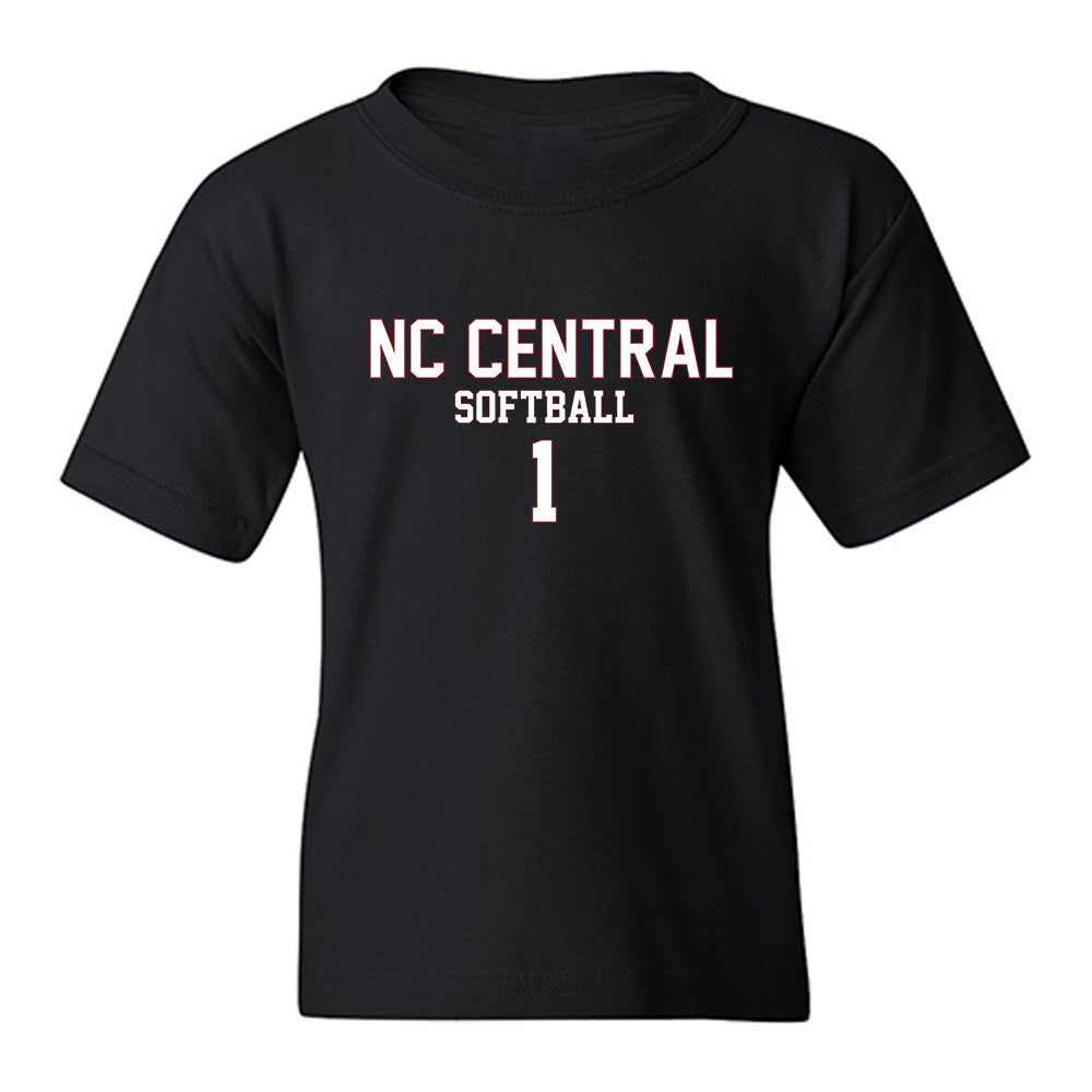 NCCU - NCAA Softball : Jaidyn Hamby - Replica Shersey Youth T-Shirt-0