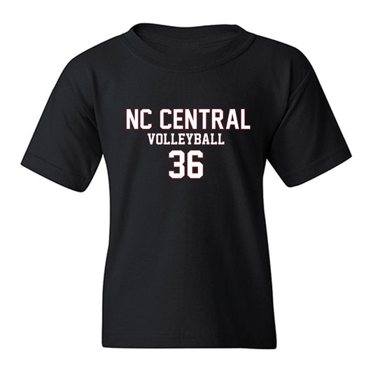 NCCU - NCAA Women's Volleyball : Emmie Modlin - Replica Shersey Youth T-Shirt-0