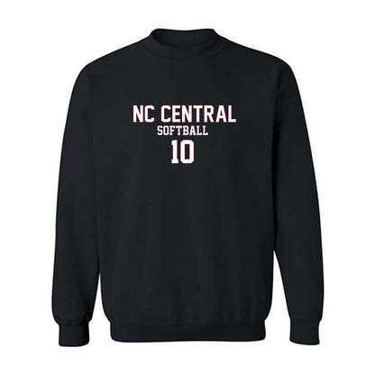 NCCU - NCAA Softball : Nyla Rodgers - Replica Shersey Crewneck Sweatshirt-0