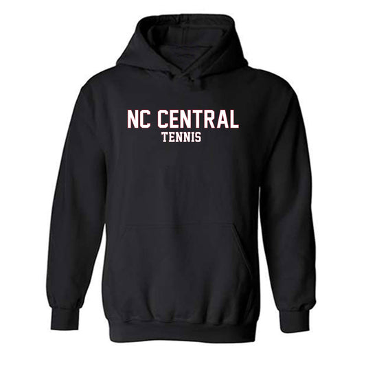 NCCU - NCAA Men's Tennis : Naresh Mithran Bharathy - Replica Shersey Hooded Sweatshirt