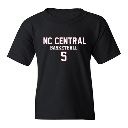 NCCU - NCAA Men's Basketball : Timmy Adedire - Replica Shersey Youth T-Shirt-0