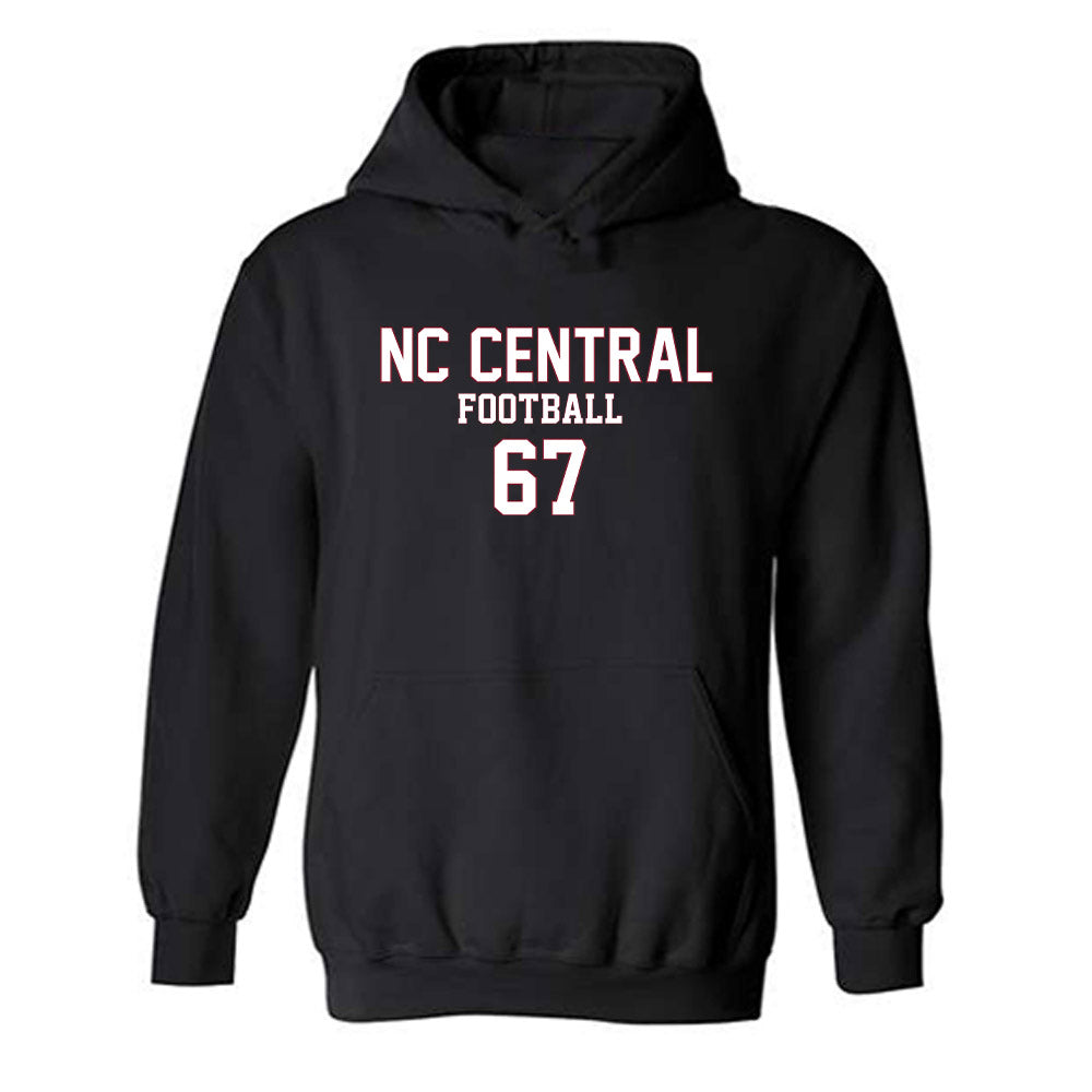 NCCU - NCAA Football : Cicero Leak IV - Replica Shersey Hooded Sweatshirt-0