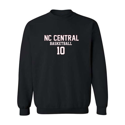 NCCU - NCAA Men's Basketball : Devin Gordon - Replica Shersey Crewneck Sweatshirt-0