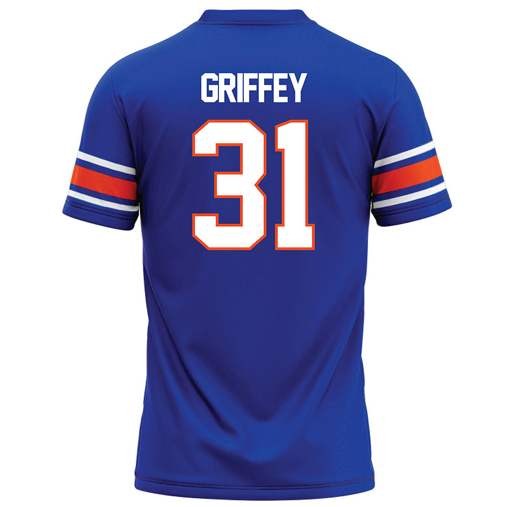 Boise State - NCAA Football : Tevin Griffey - Blue Football Jersey