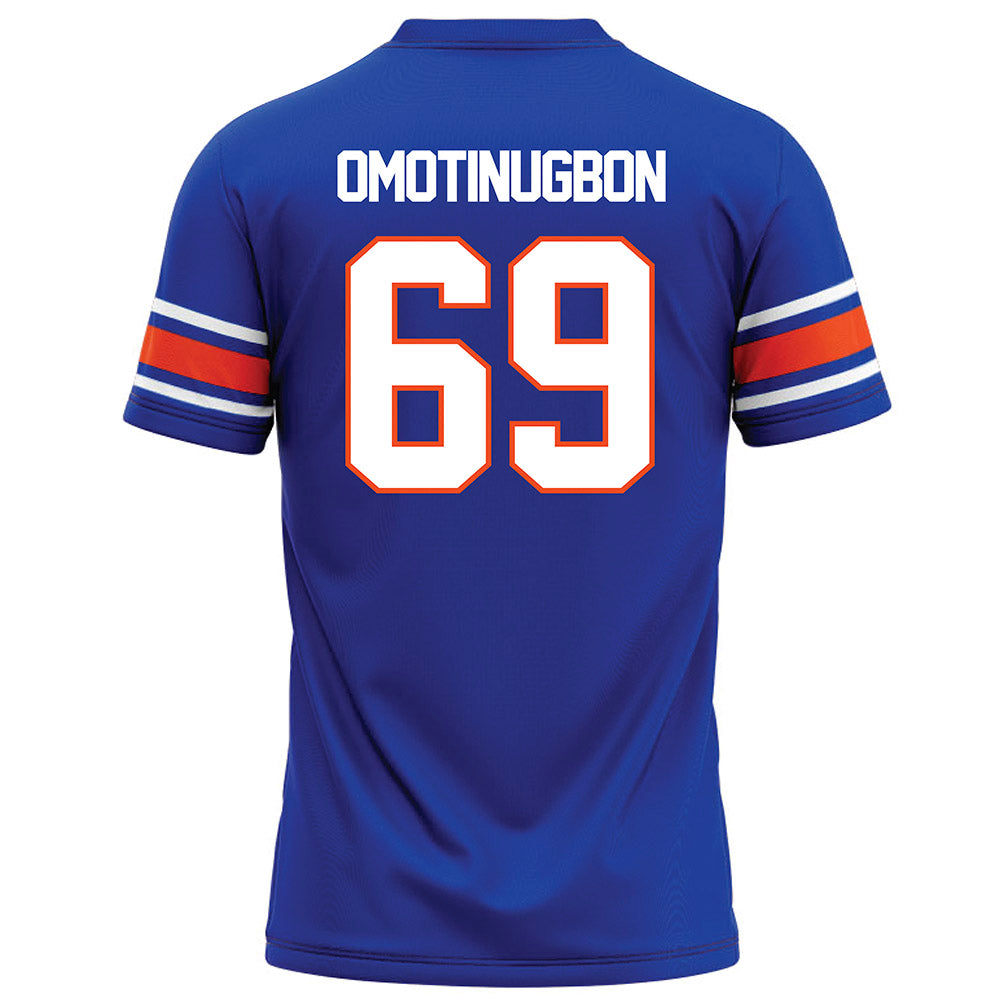 Boise State - NCAA Football : Eyitayo Omotinugbon - Blue Football Jersey