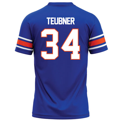 Boise State - NCAA Football : Alexander Teubner - Blue Football Jersey