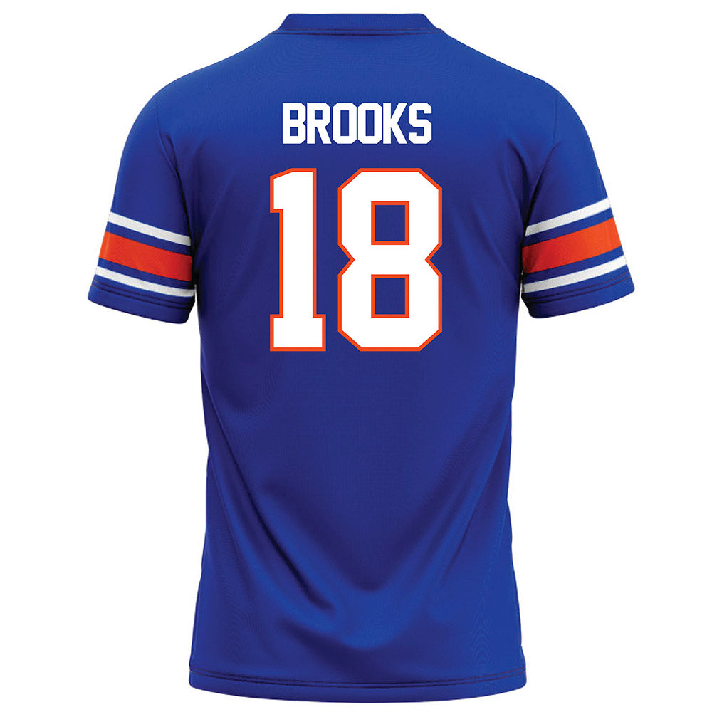 Boise State - NCAA Football : Sam Brooks - Blue Football Jersey-1