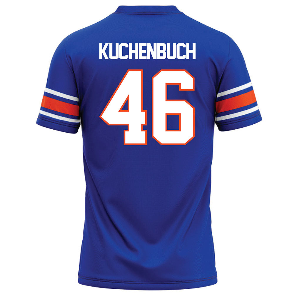 Boise State - NCAA Football : Carter Kuchenbuch - Blue Football Jersey-1