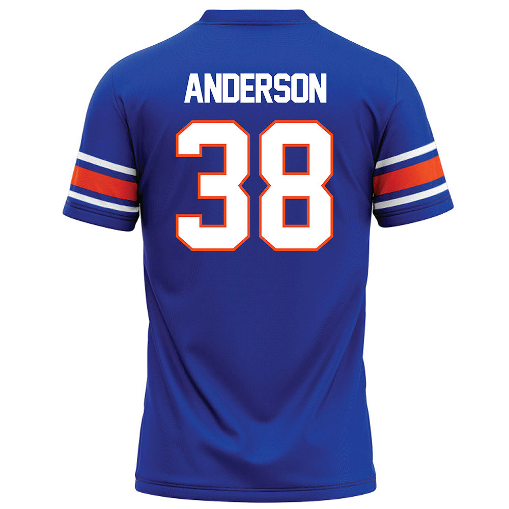 Boise State - NCAA Football : Travis Anderson - Blue Football Jersey