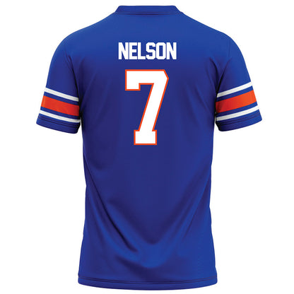 Boise State - NCAA Football : Malachi Nelson - Blue Football Jersey