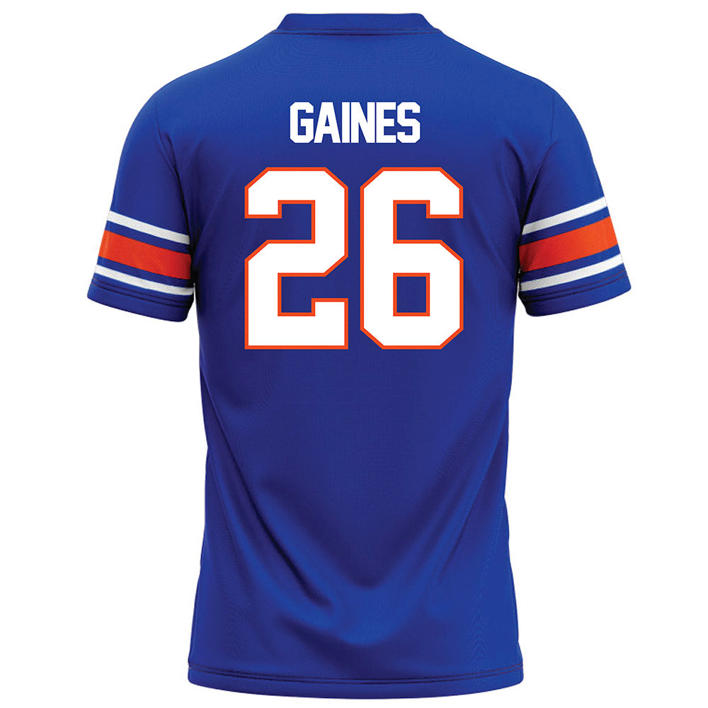 Boise State - NCAA Football : Sire Gaines - Blue Football Jersey