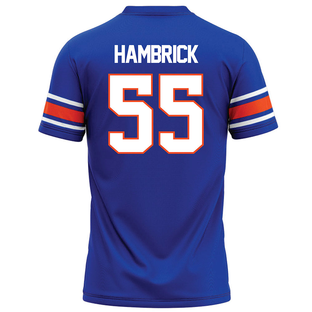 Boise State - NCAA Football : Gavin Hambrick - Blue Football Jersey