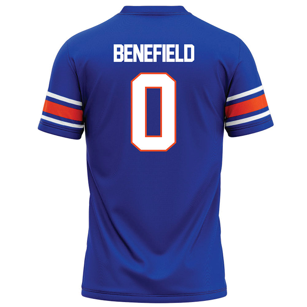 Boise State - NCAA Football : Ty Benefield - Blue Football Jersey