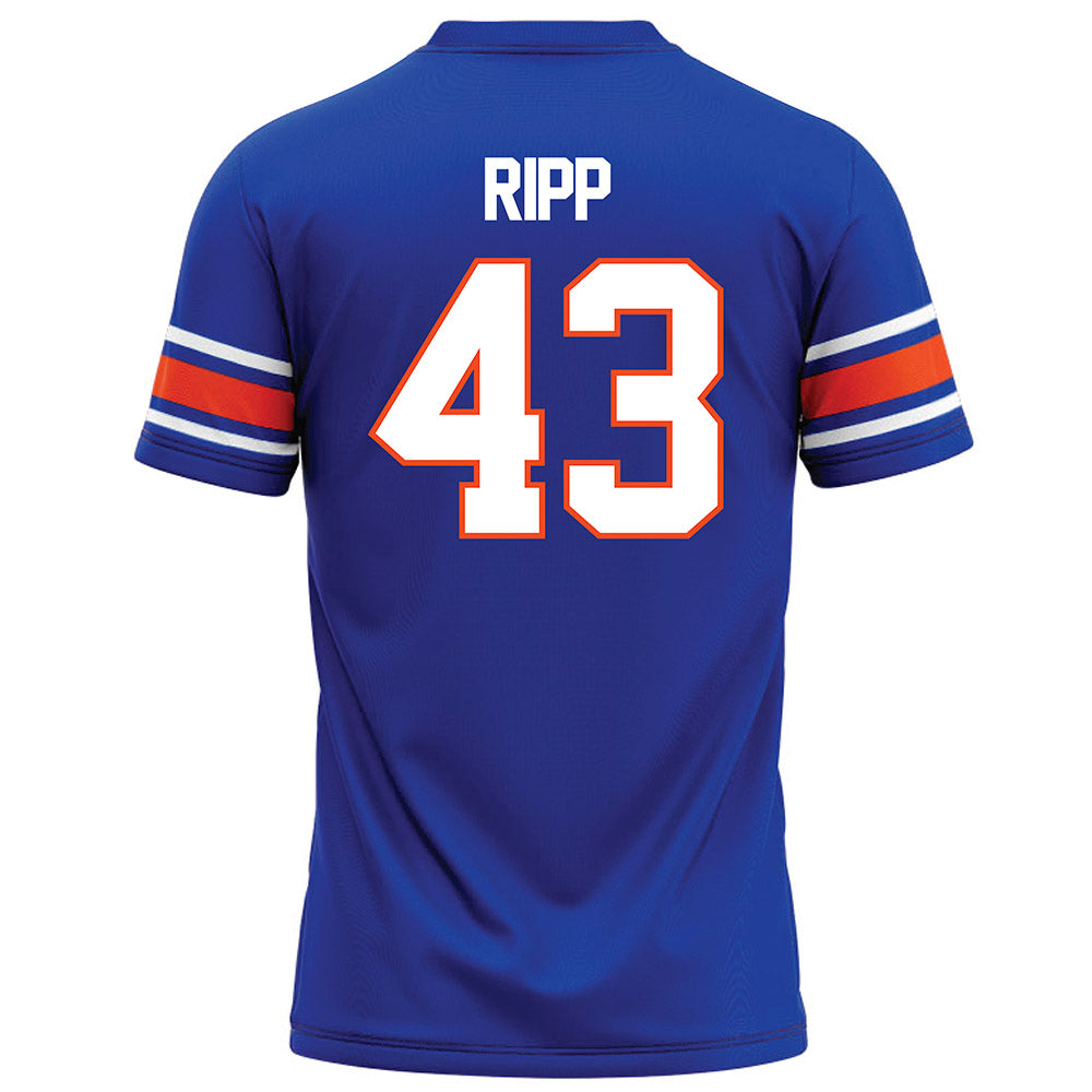 Boise State - NCAA Football : Jake Ripp - Blue Football Jersey